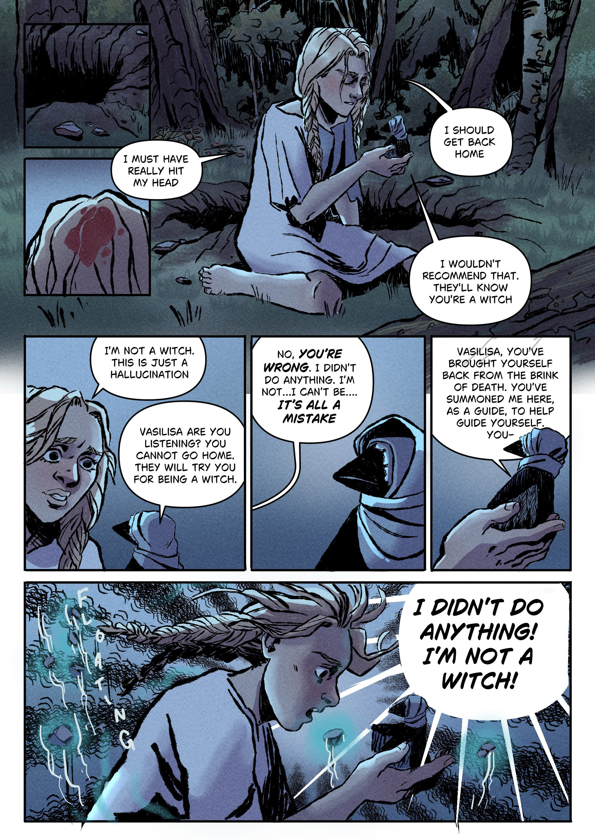 Vasilisa and Motanka argue.